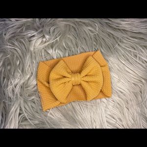 3in handmade headwrap bow for newborn-toddler